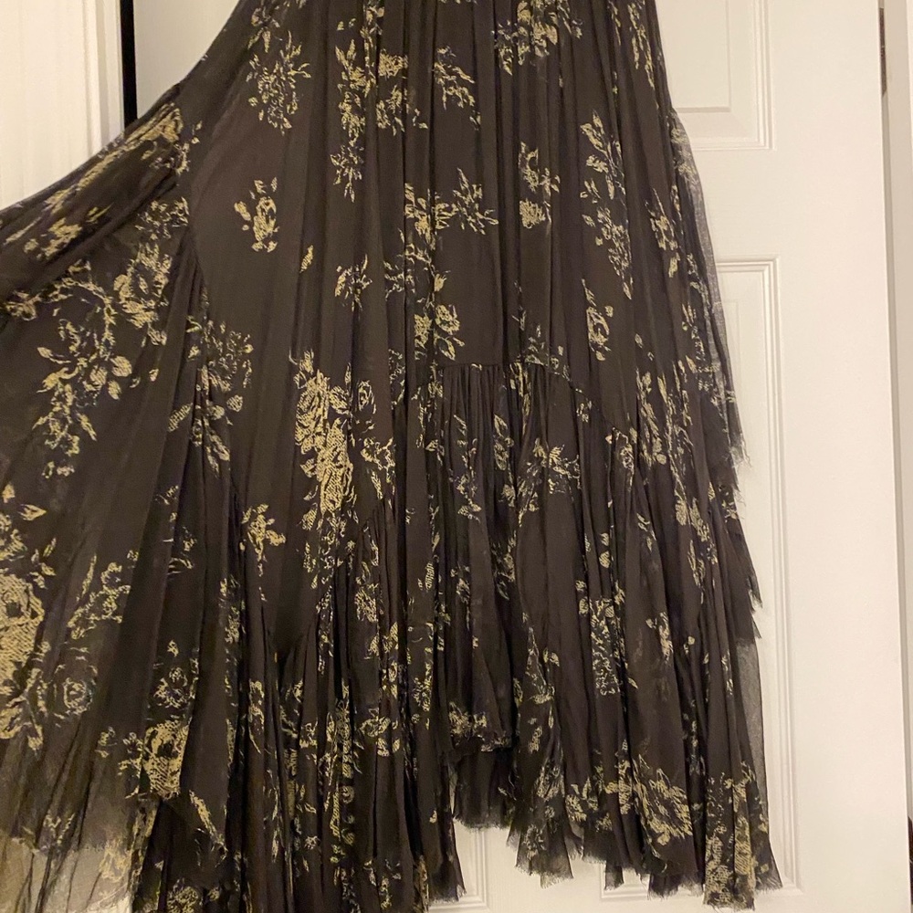 Free people Asymmetrical long skirt